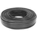 LP 4C telephone cable, black, 100 m LP 4C telephone cable, black, 100 m