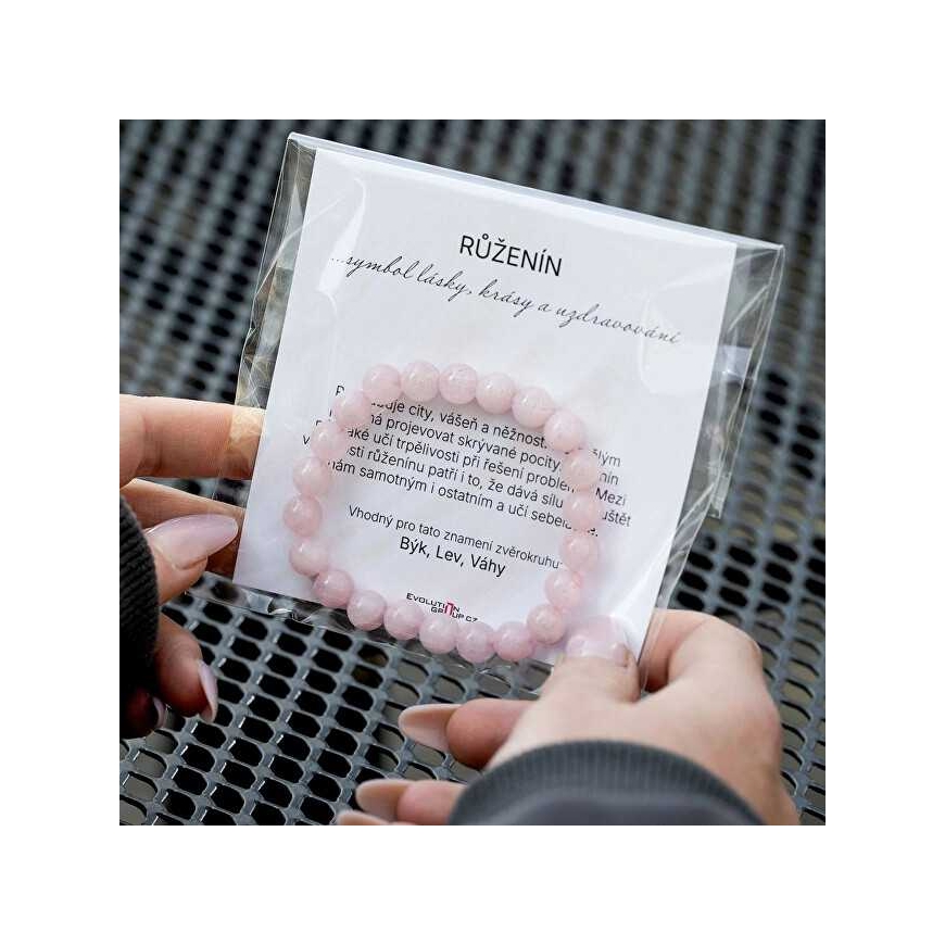 Evolution Group Mineral Bracelet Made of Rose Quartz 43056.3 – 5
