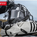 MotoWolf Valkoinen MB3W Reppu Integroituu Vesipullolla, 21 L