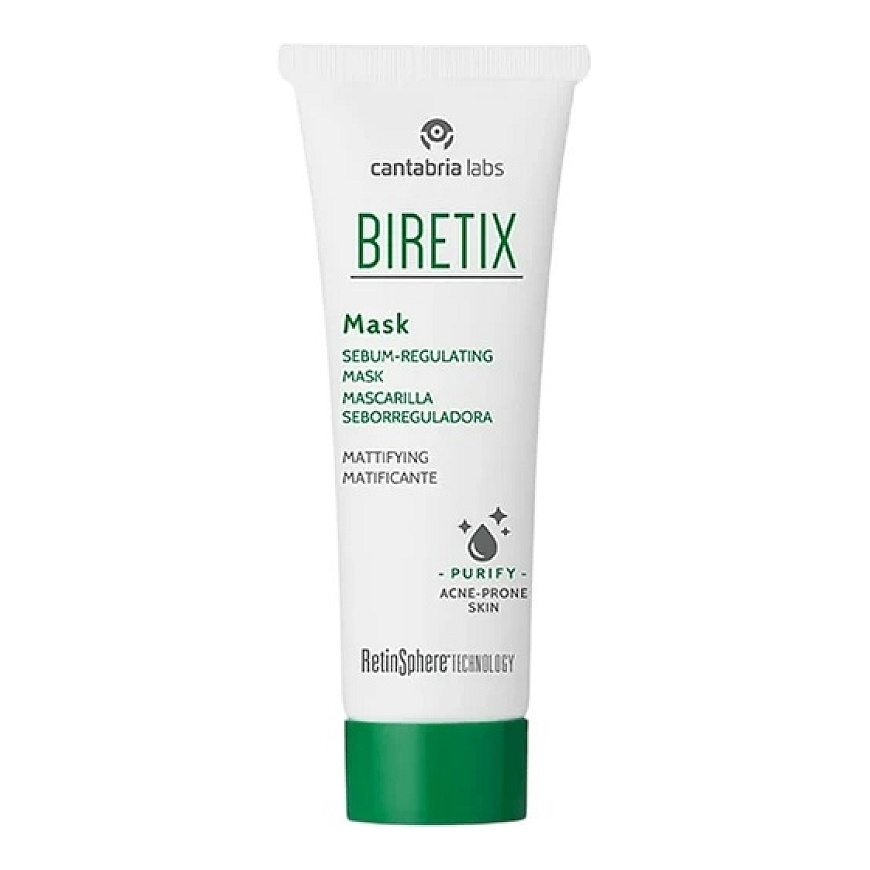 Heliocare Cantabria Labs, Biretix, eļļu regulējoša sejas maska, 25 g, sievietēm