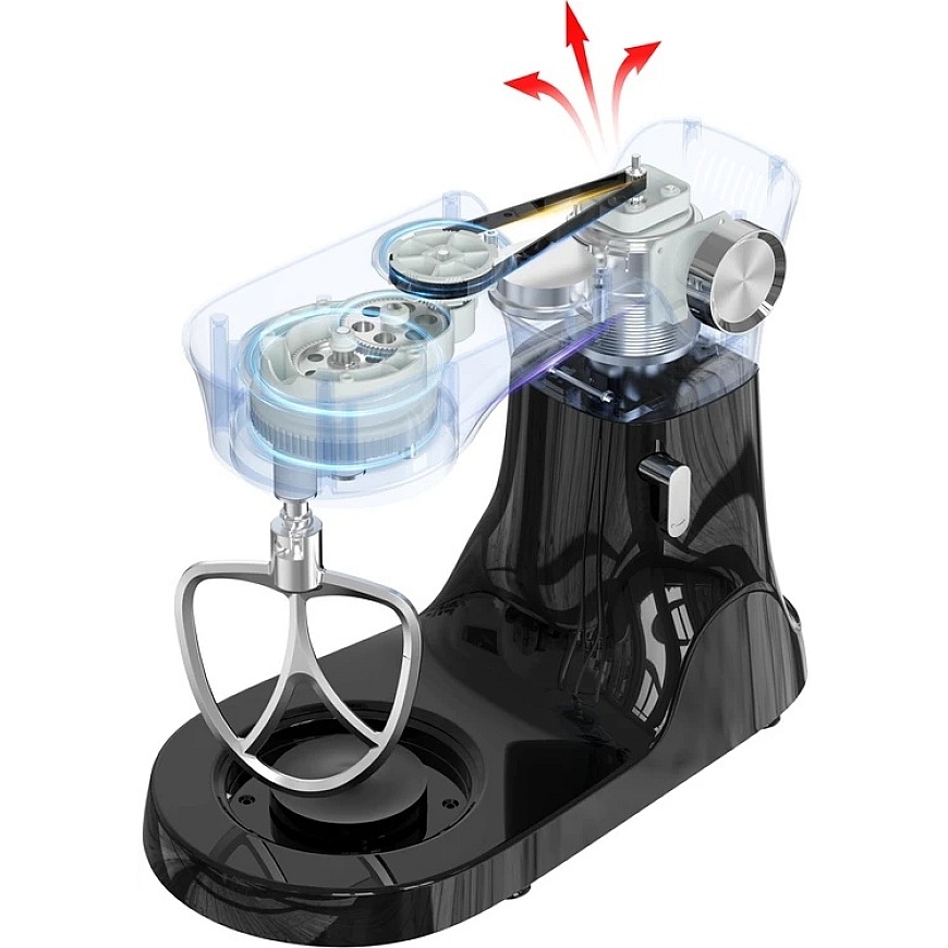 Toya Sa Poland Planetārais mikseris | 2000 W | 6L | 10 ātrumi + turbo | taimeris (67814) – 2