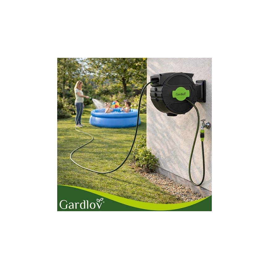 Garden automatic hose reel, 20 m – 3