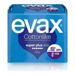 Evax Cottonlike Super Plus Siivillä 10 Kappaletta