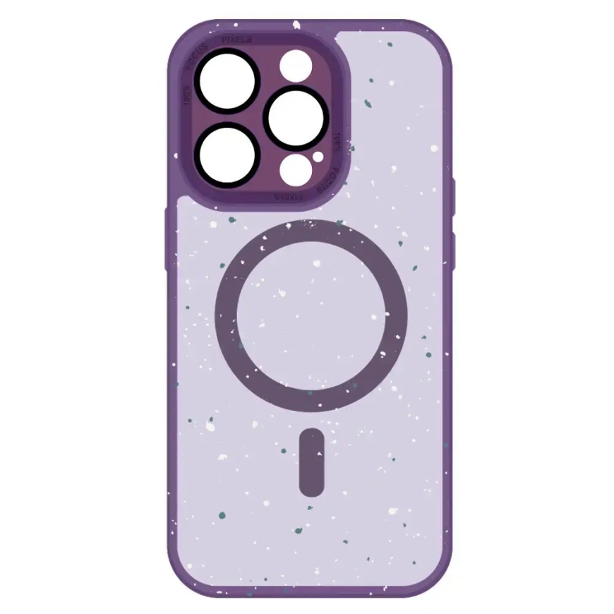 Tel Protect Magnetic Splash Frosted telefono dėklas iPhone 15 Pro violetinis – 4