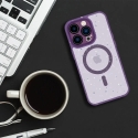 Tel Protect magneettinen Splash Frosted -puhelinteline iPhone 15 Pro:lle, violetti Tel Protect magneettinen Splash Frosted -puhelinteline iPhone 15 Pro:lle, violetti