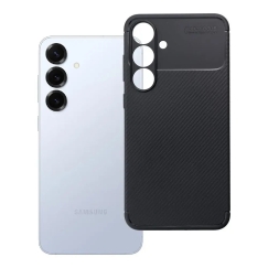 Carbon Premium telefono dėklas Samsung Galaxy S25+ (S936) juodas