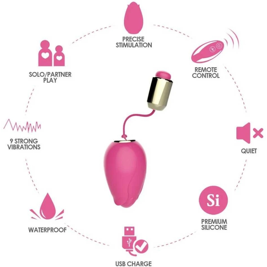 B Series Joy B seeria Joy Vibrating muna tupe massaaž 9 režiimi – 2