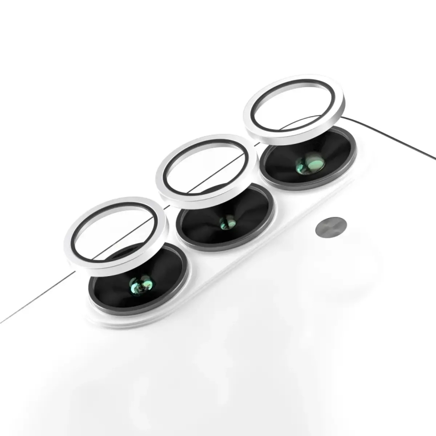 Etteri-kameran linssisuojus Samsung Galaxy S26:lle (S942) hopea applikaattorin kanssa