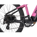 Tabou Topshe UP 24 elektriskais velosipēds rozā-melns Tabou Topshe UP 24 elektriskais velosipēds rozā-melns