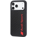 Audi R8 anglies pluošto MagSafe dėklas iPhone 18 Pro Max / 17 Pro Max - Juodas Audi R8 anglies pluošto MagSafe dėklas iPhone 18 Pro Max / 17 Pro Max - Juodas