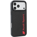 Audi R8 hiilikuitu MagSafe-kuori iPhone 18 Pro Max / 17 Pro Max - Musta