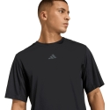 Vyriški marškinėliai adidas D4T PrimeLift 3 Stripes juoda KE9937 (L)