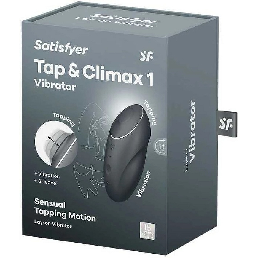 Satisfyer Tap & Climax 1 pilkas
