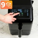 Langaton pystysuuntainen ilmafriteeraja kahdella kameralla Berdsen BD-663, 11,6 l, 3000 W Langaton pystysuuntainen ilmafriteeraja kahdella kameralla Berdsen BD-663, 11,6 l, 3000 W