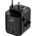 Plastrol Universal Network Adapter (EU, UK, US, AU), Fast Charging PD20W+QC Plastrol Universal Network Adapter (EU, UK, US, AU), Fast Charging PD20W+QC