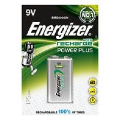 Energizer Akumuliatorius Power Plus 9V Block 175mAh 1 vnt.