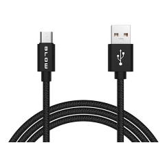 Blow USB A - micro B connector 2.0 m braided