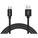Blow USB A - micro B pistik 2.0 m põimitud Blow USB A - micro B pistik 2.0 m põimitud