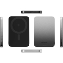 Rayovac SHARGE AeroMag Air Powerbank, 15W Qi2, 20W USB-C - 5.000mAh, musta (YDD-AEROMAGAIR-M6)