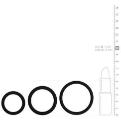 Easytoys Set of Cock Rings in Three Sizes
