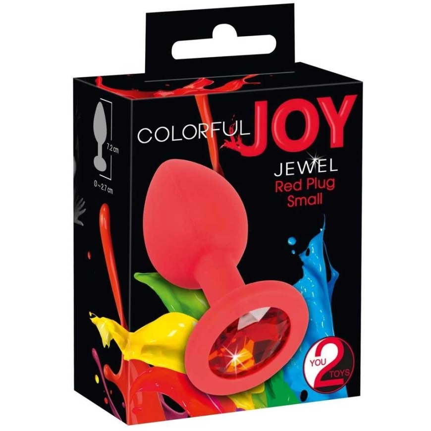 Värikäs Joy Kiiltävä Joy Korukotelo Punainen Plugi