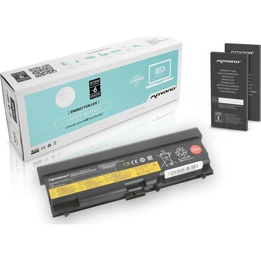 Movano „Lenovo ThinkPad L530 T430 T530“ baterija - 6600 mAh (71 Wh) – 5