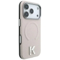 Karl Lagerfeld Grained Embossed Ring & Kameo Logo MagSafe -kotelo iPhone 18 Pro / 17 Pro beige Karl Lagerfeld Grained Embossed Ring & Kameo Logo MagSafe -kotelo iPhone 18 Pro / 17 Pro beige