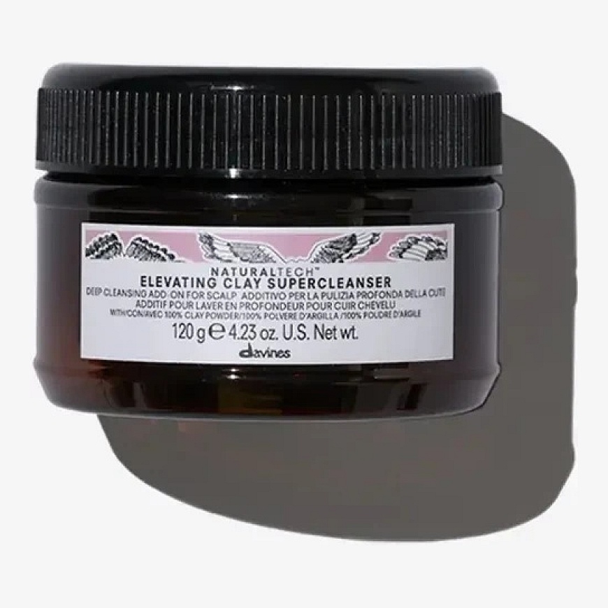 Davines NaturalTech Elevating Clay Scalp Scrub Глубокое очищение, 120 г – 3