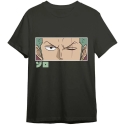 Toei Animation One Piece Roronoa Zoro Eyes täiskasvanute T-särk Toei Animation One Piece Roronoa Zoro Eyes täiskasvanute T-särk