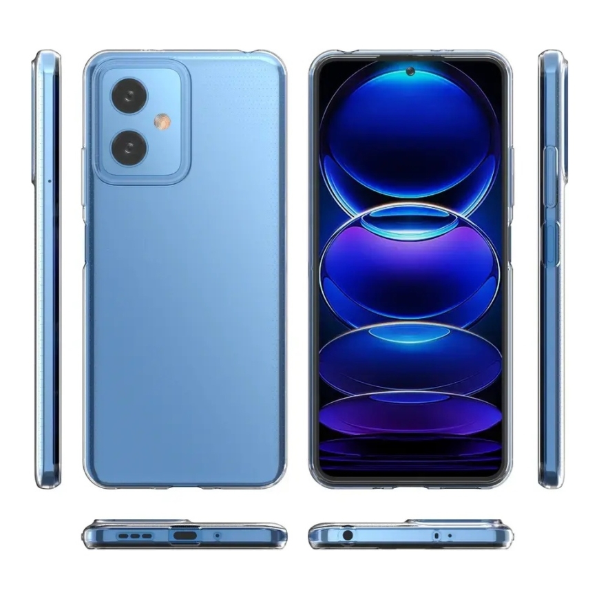 Ультра Прозрачный 0.5мм Чехол Xiaomi Poco X5 5G / Redmi Note 12 5G Тонкий Прозрачный – 4