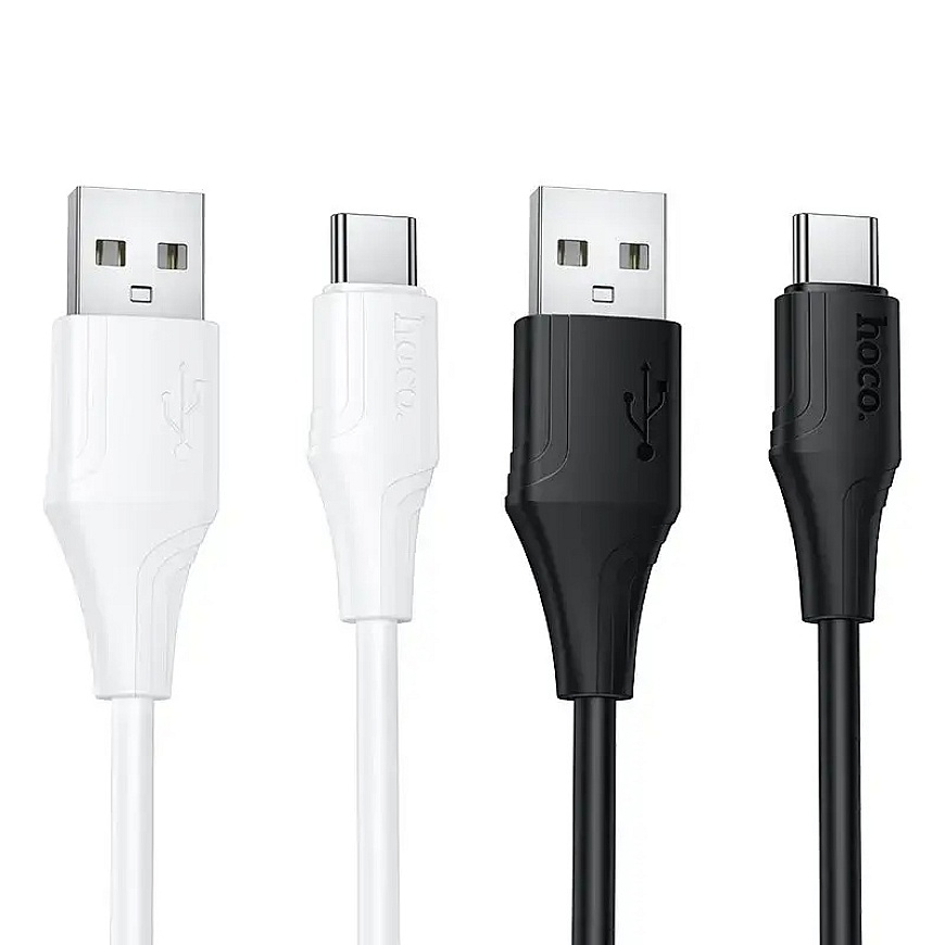 Hoco X124 andmeedastus- ja laadimiskaabel | USB-A kuni USB-C | 15W | 1m | valge – 2