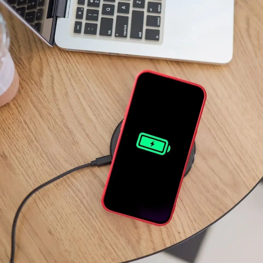 SILICONE MAG COVER maciņš ar MagSafe atbalstu telefonam iPhone 16 sarkans – 4