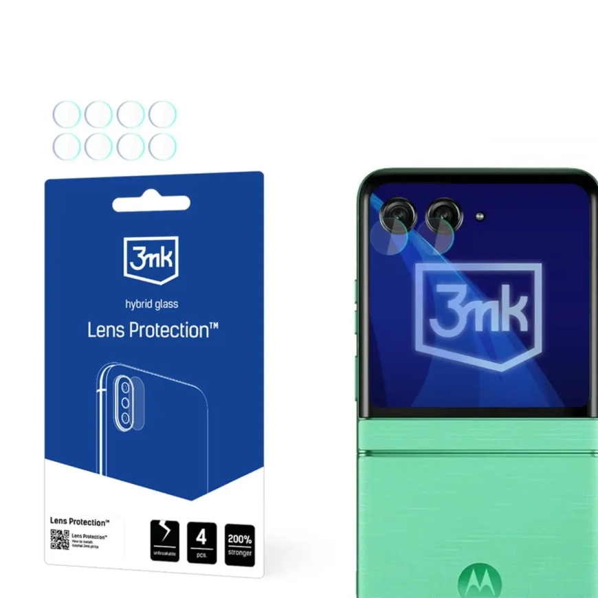 3mk Lens Protection kameras aizsargstikls telefonam Motorola Razr 60