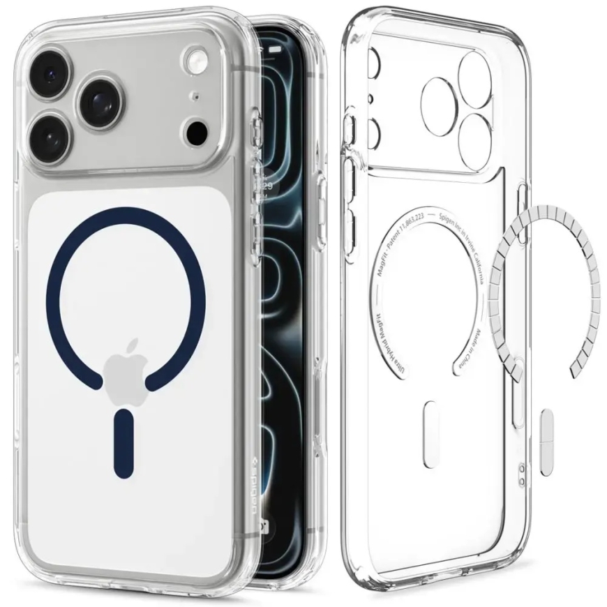SPIGEN ULTRA HYBRID MAGSAFE IPHONE 17 PRO MAX / 18 PRO MAX CLEAR/DEEP BLUE – 2