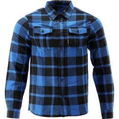 Toya Sa Poland Vyriški flaneliniai marškiniai mėlyni | 100% medvilnė | 2XL dydis (YT-78810)