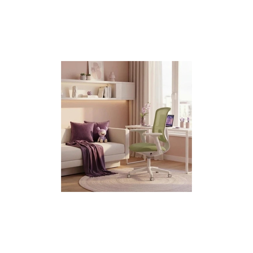Swivel Office Chair Spacetronik RETTO 20 Green – 2