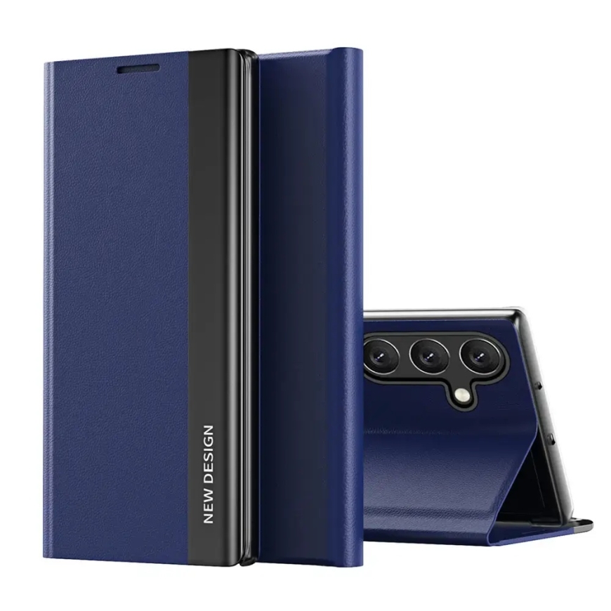 Sleep Case Pro book type phone case with stand for Samsung Galaxy S24 FE (S721) blue
