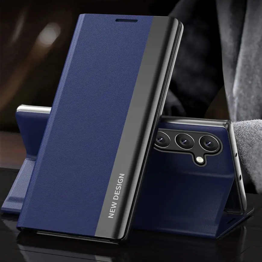 Sleep Case Pro raamatutüüpi telefoni ümbris alusega Samsung Galaxy S24 FE (S721) sinine – 2