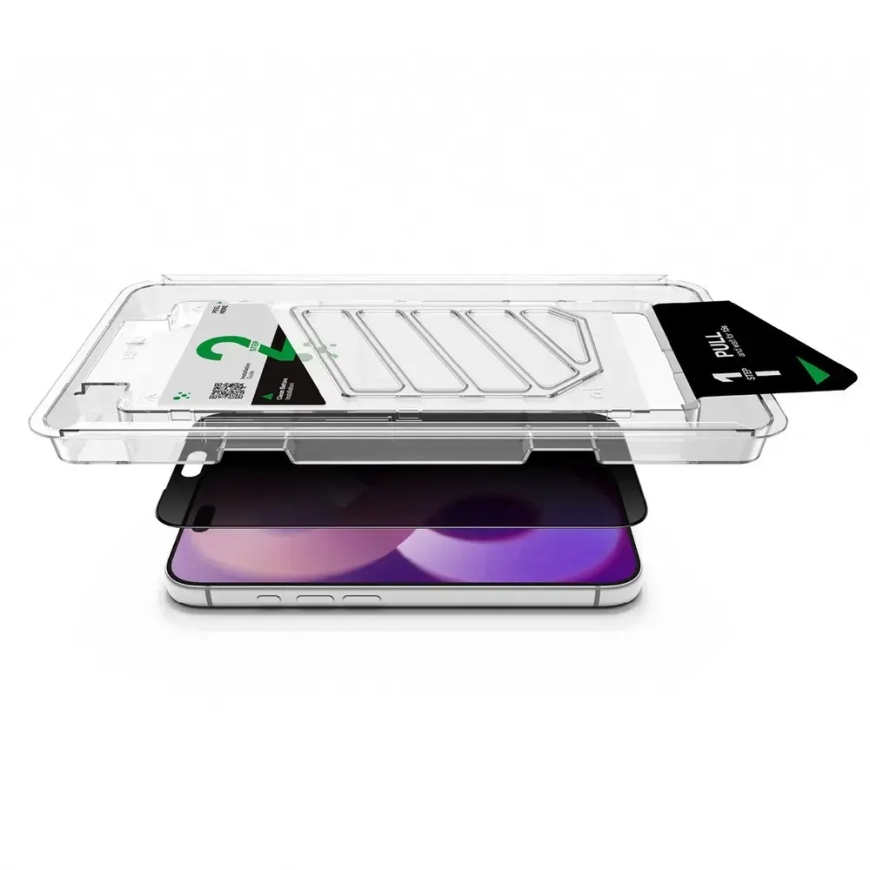 Защитное стекло AmazingThing Radix +Care Privacy для iPhone 18 Pro (эффект приватности) с аппликатором – 5