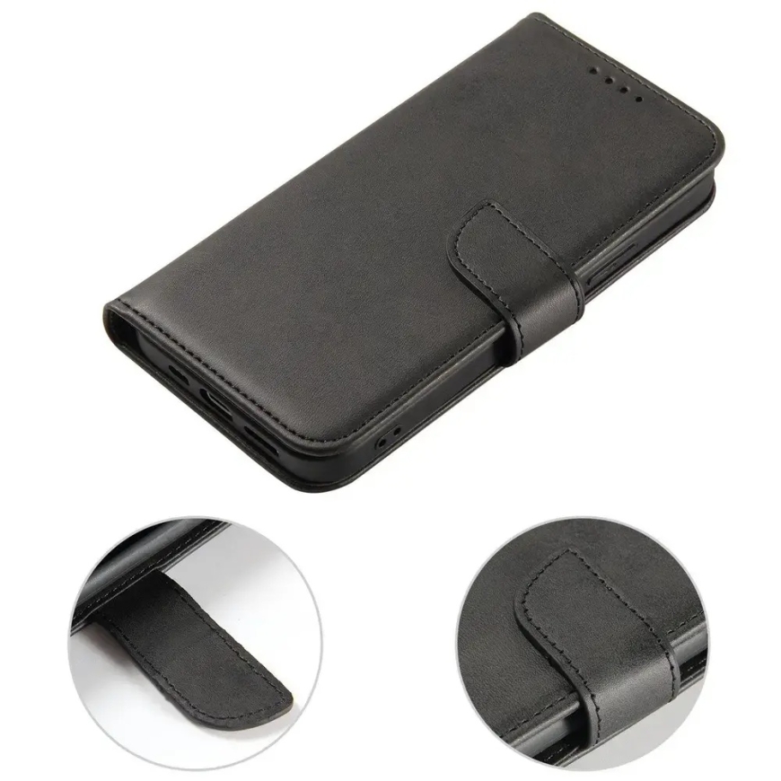 Magnet Case -kotelo TCL 20L, kääntökuori, lompakko, tuki, musta – 2