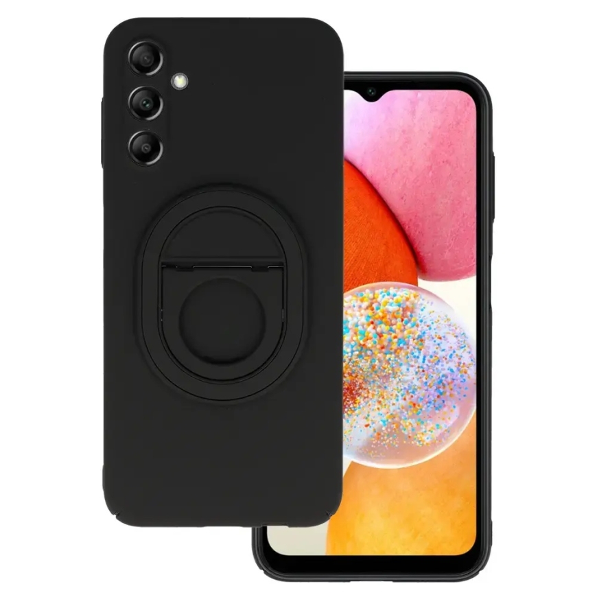 Tel Protect Magnetic Elipse dėklas Samsung Galaxy A14 4G/5G juodas