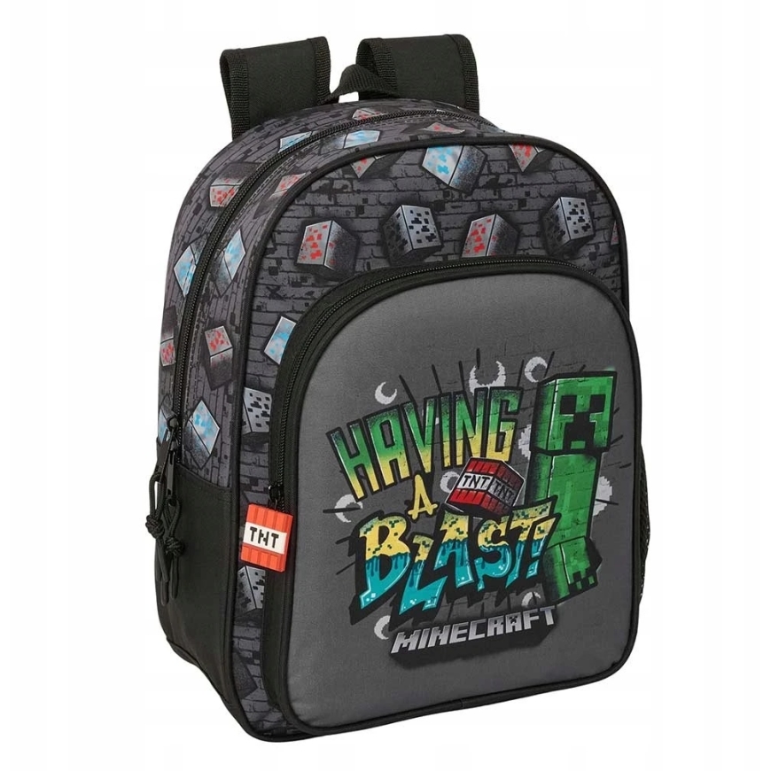 Safta Minecraft skolas mugursoma "Grafitti" 34cm 10l – 3