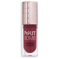 Makeup Revolution Pout Bomb Rosewood Rose Plump Lūpų spīdums Rosewood Rose 4,6 ml
