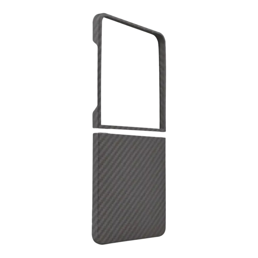 Tactical Aramid telefono dėklas su MagSafe palaikymu Samsung Galaxy Z Flip 8 (F776) juodas – 3
