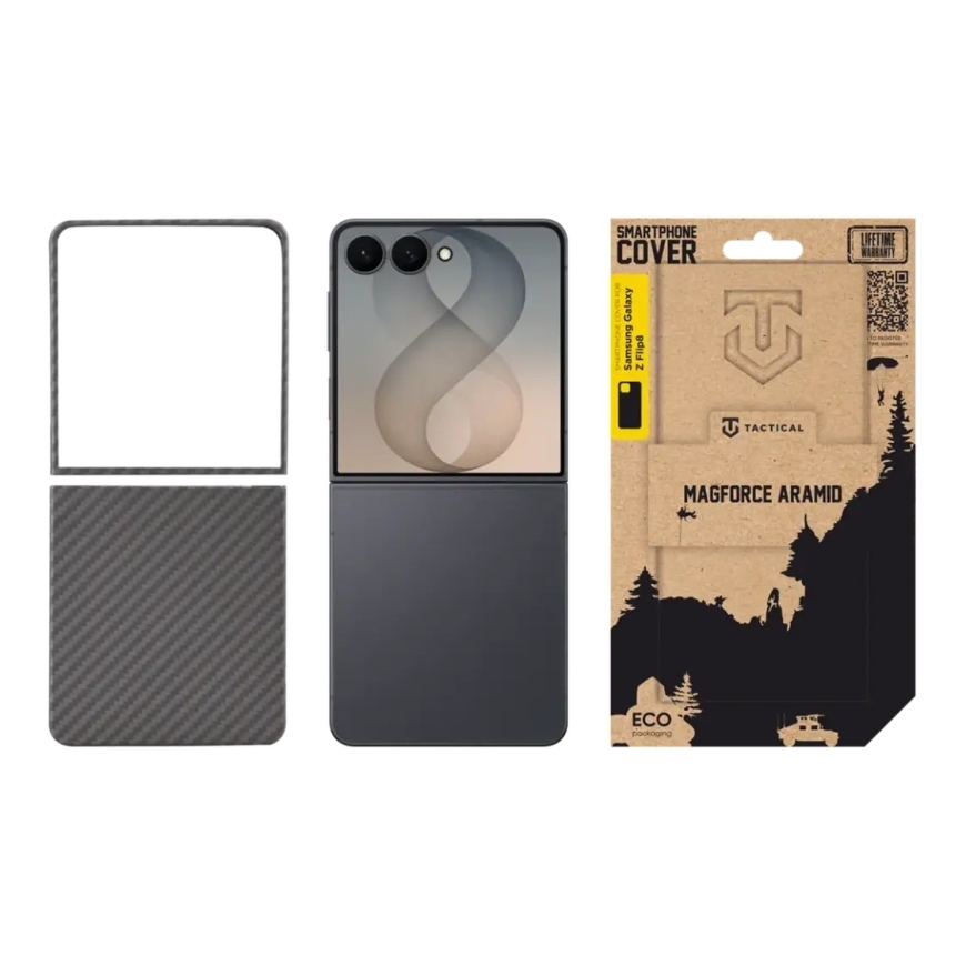 Tactical Aramid phone case with MagSafe support for Samsung Galaxy Z Flip 8 (F776) black – 5