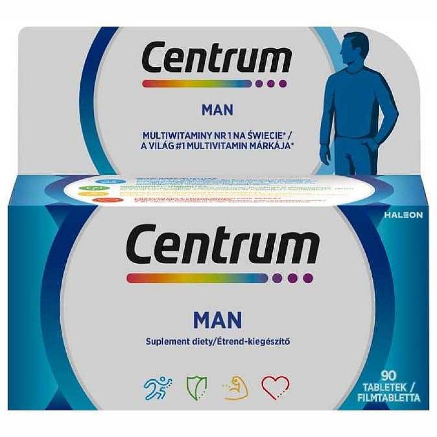 Centrum Vīriešu multivitamīni uztura bagātinātājs 90 tabletes