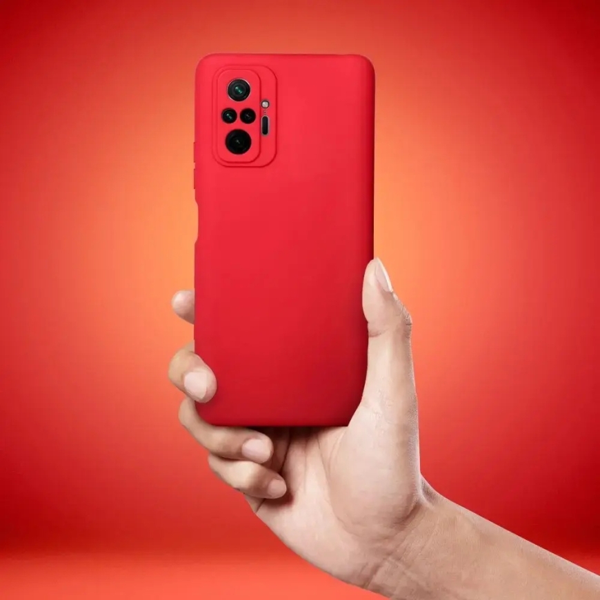 Силиконовый чехол для XIAOMI Redmi Note 14 Pro 4G красный – 3