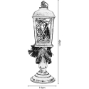 Koopman Joulukoriste Koristelyhty Korkeus: 48 cm - Joulupukki