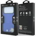 BMW M Carbon Metal Logo MagSafe case for iPhone 17 Pro Max / 18 Pro Max - Blue