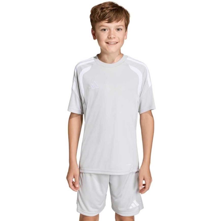 adidas Tiro 26 League Jersey bērniem gaiši pelēka KB1324 (152 cm)